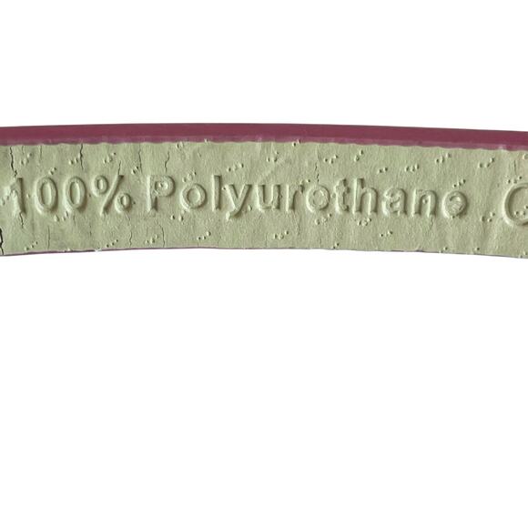 BCBGMaxAzria Gold Bow Belt 32-33" Size Medium Pink Narrow Width - Picture 7 of 8